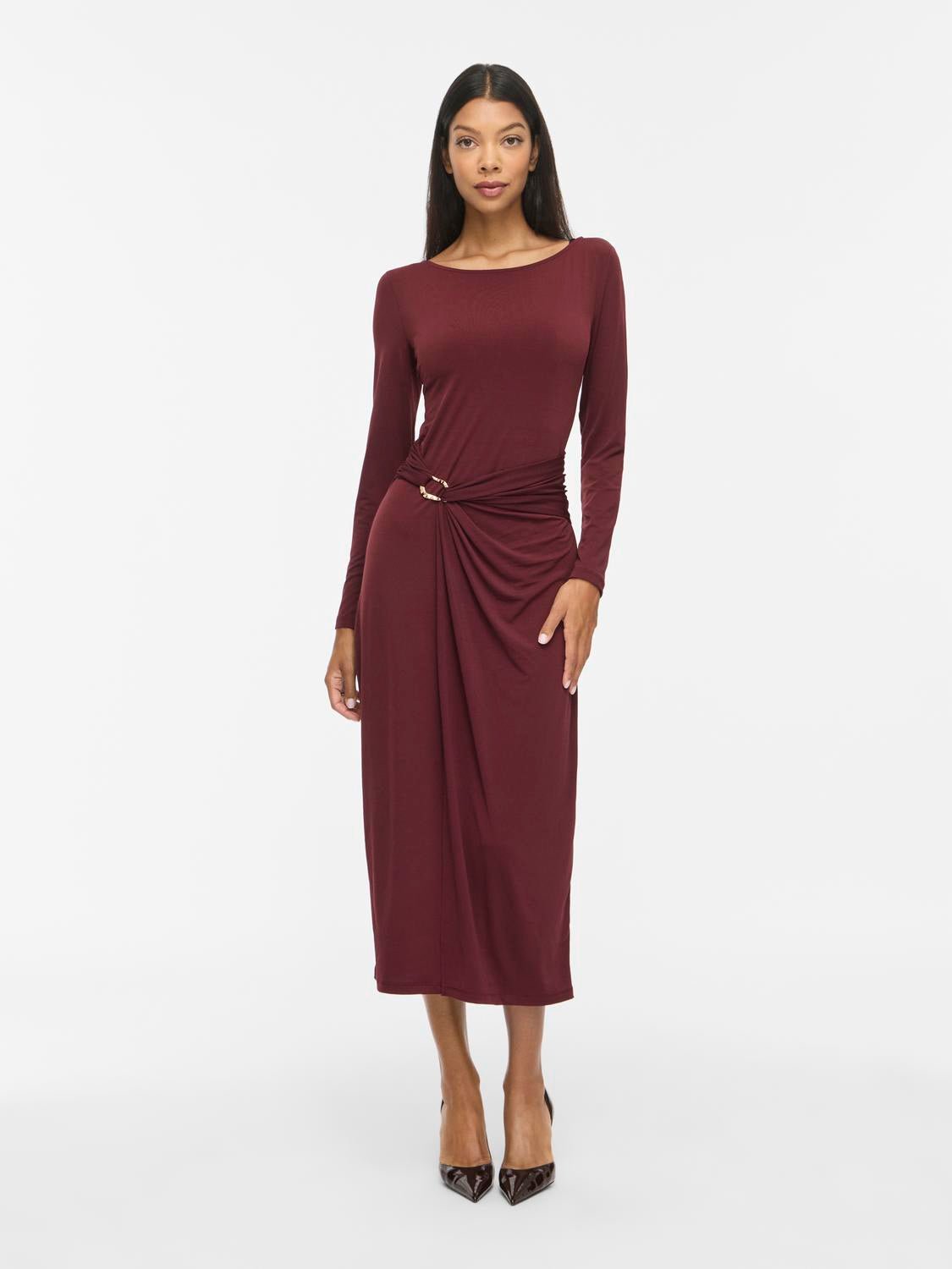 VIJUSTINE Long Dress - Port Royale - VERO MODA & VILA Bergvik
